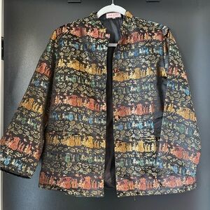 Thai Duong Black and Gold Jacket